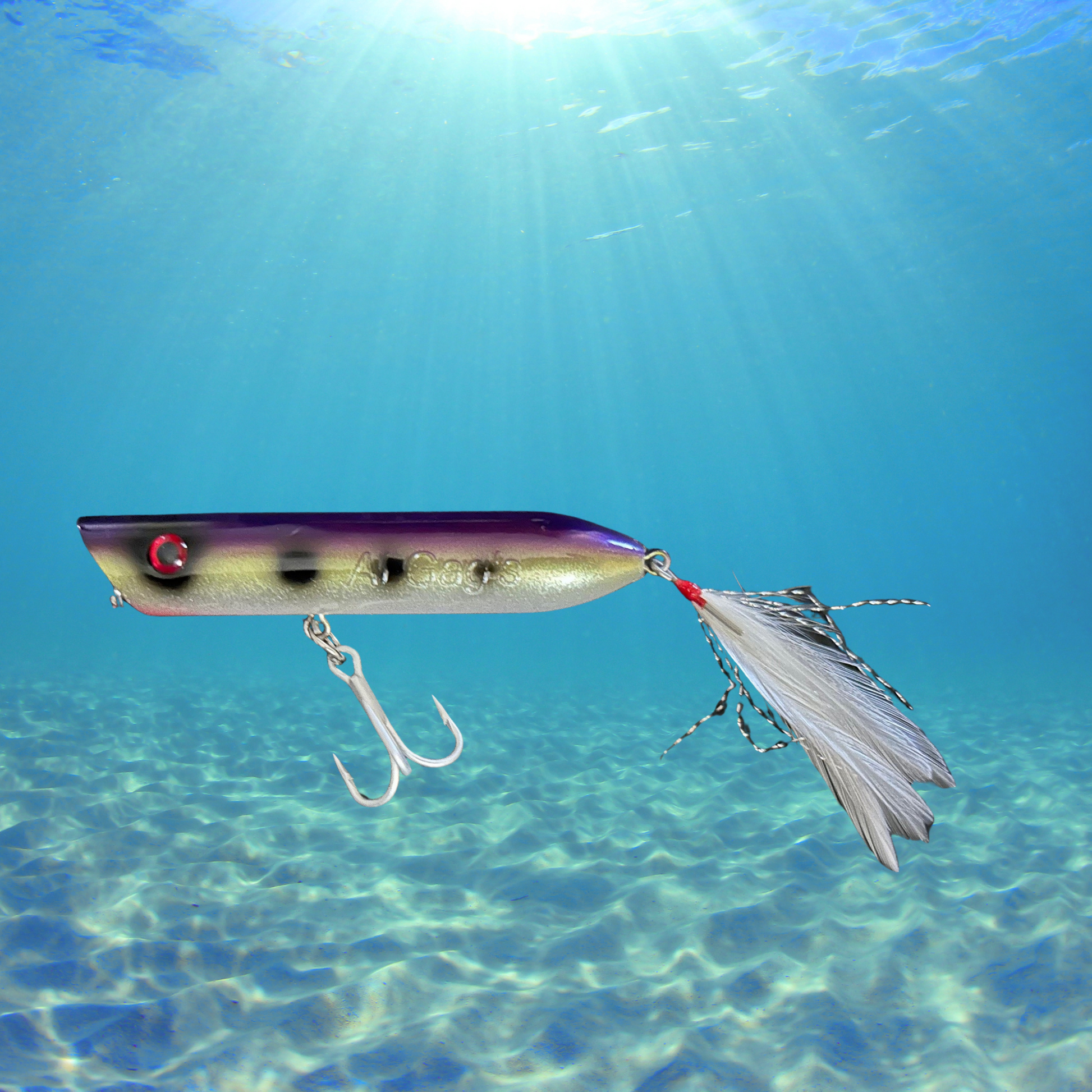 HEIRLOOM POPPER – Al Gags Fishing Lures HEIRLOOM POPPER – Al Gags Fishing Lures